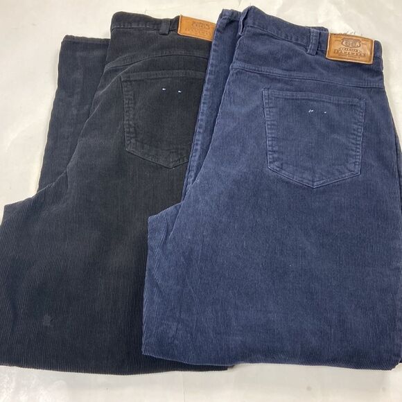 TOW PC ROUTE RELAXED FIT PREMIUM JEANS ORIGINAL CLOTHING CO SIZE 40X32 CORDUROY - Picture 1 of 8